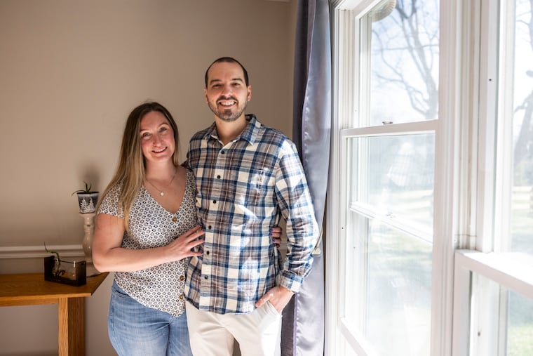 The Paynes love the way the light flows through the windows in their home. 