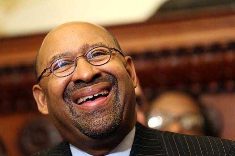 Mayor Michael Nutter. (DAVID MAIALETTI / Staff Photographer)