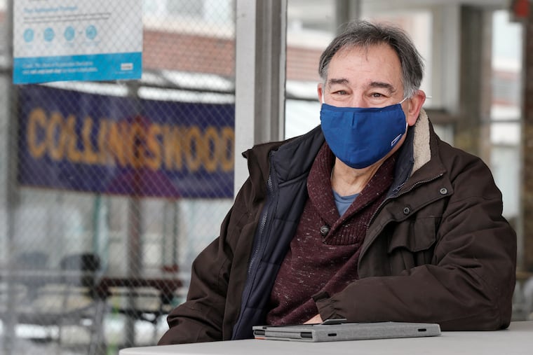 Collingswood High School history teacher Eric Fieldman at school on Feb. 12.