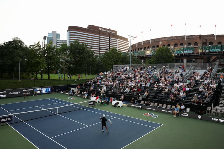 The Ennoble Care Philly Open drew strong crowds throughout the week, including at Saturday's championship match.