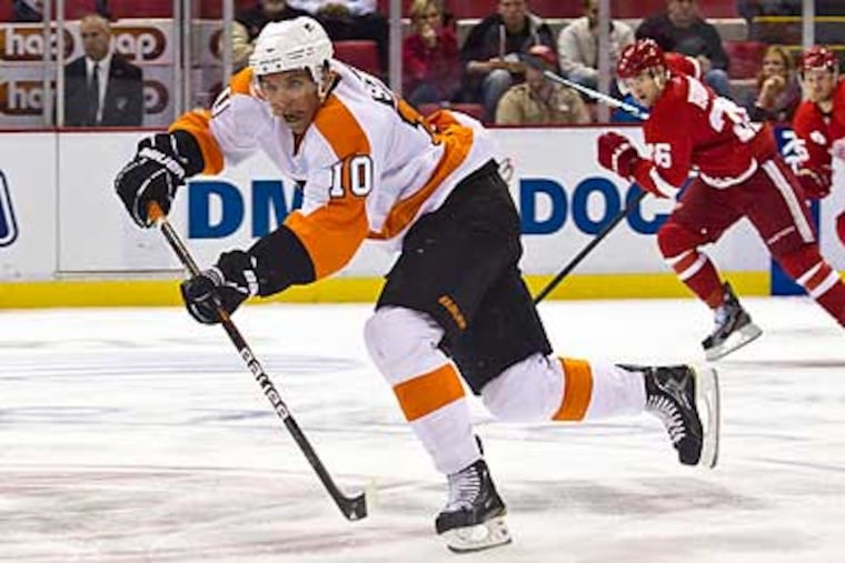Brayden Schenn is looking to make an impact with the Flyers in his rookie season. (Tony Ding/AP)
