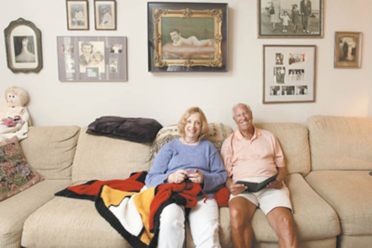Linda & Arthur Marion combined two units in a high-rise condo building in Margate. (Michael S. Wirtz / Staff Photographer)