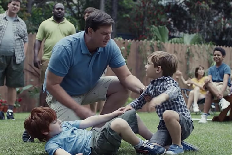 Screenshot from controversial Gillette ad about toxic masculinity.