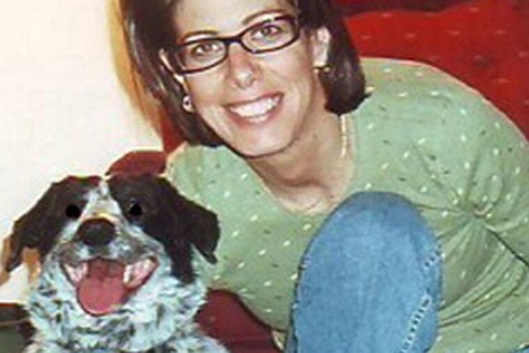 In March 2015, Barbara Patrizzi was walking Jack (both pictured above), her 35-pound Australian cattle dog mix, when Zion and Micah ran from Ada Brooks' home and attacked her dog, causing wounds to Jack's legs and groin.