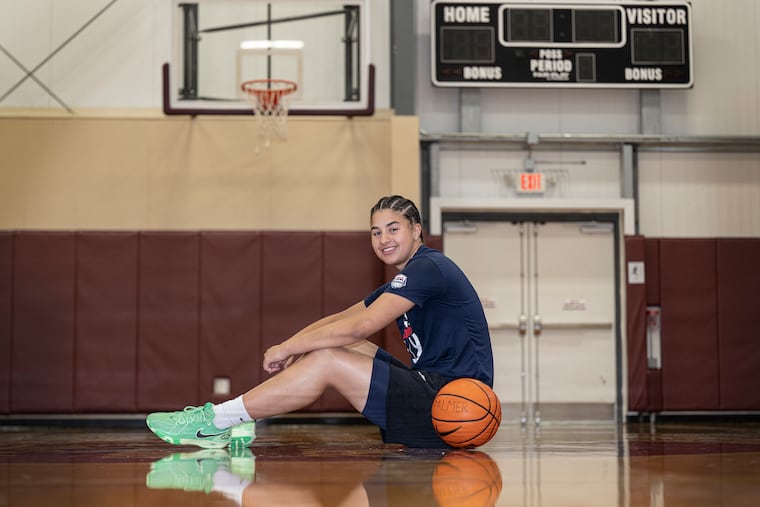 Jordyn Palmer, working out in her hometown of Oxford, Pa., was named to USA Basketball's U17 national team at just 15 years old.