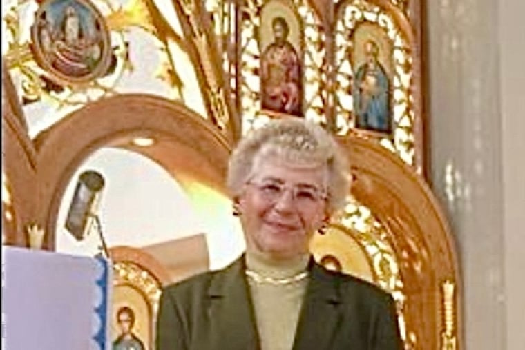 For five decades, Ms. Dochwat balanced on scaffolding and installed her creations on walls and ceilings. “I’m not afraid of heights,” she told church officials.