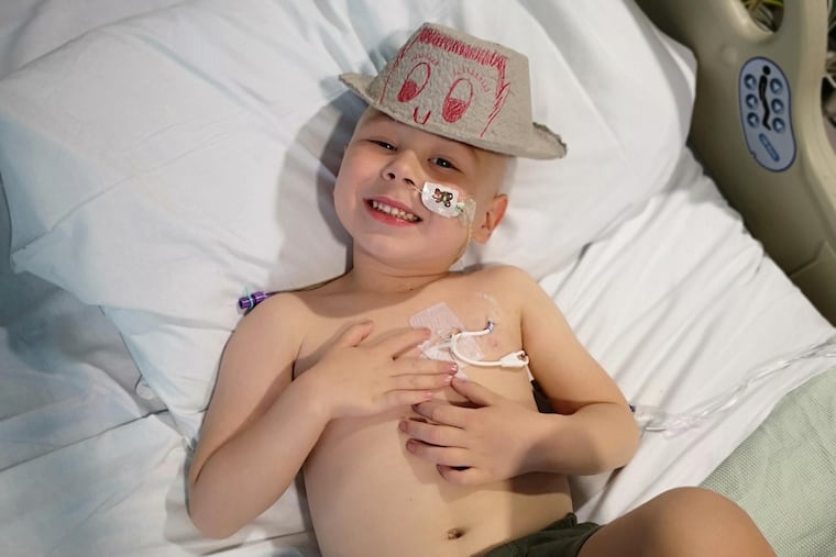Zac Oliver's parents raised $600,000 to fly him from from England to CHOP for T-cell therapy to treat his rare, aggressive leukemia.