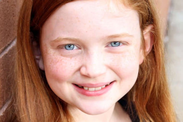Actresses Sadie Sink (pictured) and Taylor Richardson, both 11, will share the title role in "Annie," the stage's most famous redhead, beginning July 30.