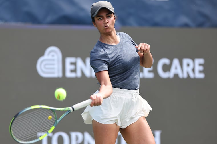 Penn senior Esha Velaga lost to Ekaterina Ovcharenko in her first professional match, but said the experience "was genuinely so cool."