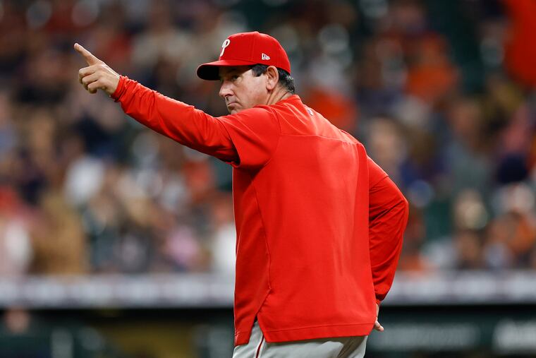 Interim manager Rob Thomson faces a challenge lining up his starting pitching if the Phillies get into the divisional round of the playoffs.