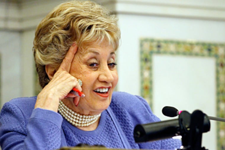 City Council President Anna Verna presides over her last meeting, on Thursday. (Michael S. Wirtz / Staff Photographer)