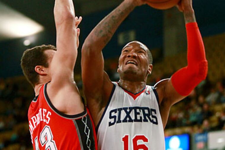 "I saw some good things," Doug Collins said of the 76ers' preseason opener. (Jeanna Duerscherl/The Roanoke Times/AP)