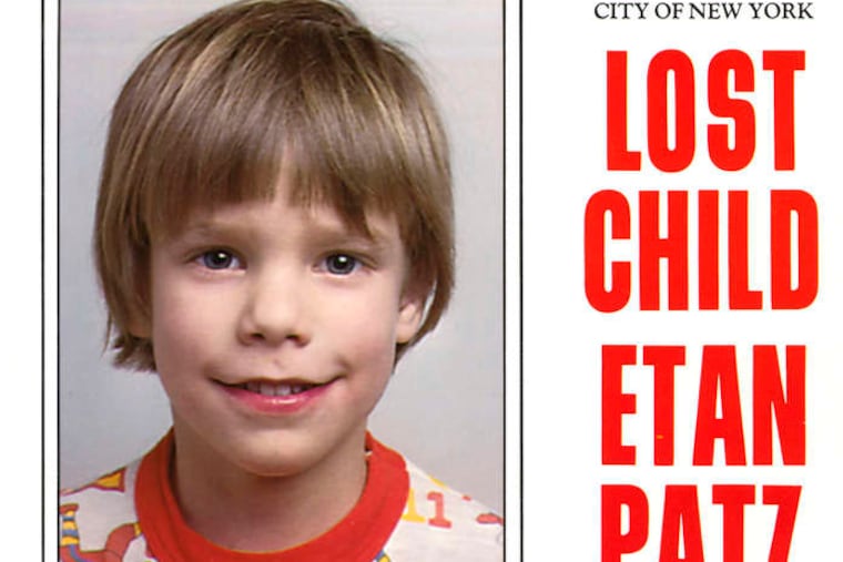 A flier distributed by New York Police after Etan Patz, 6, vanished in May 1979.