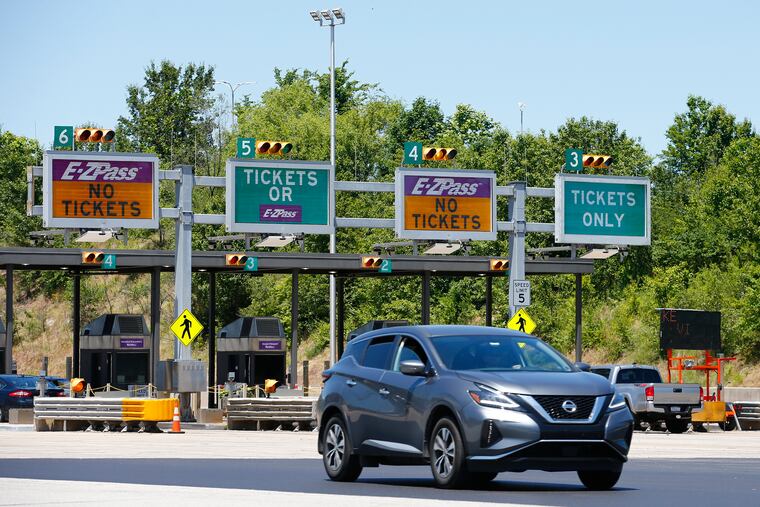 A car exits the Pennsylvania Turnpike at the Valley Forge interchange 326 last June.