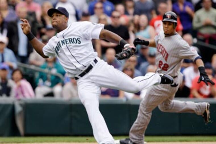 Seattle's Adrian Beltre is one of the top third basemen available this off-season. (Elaine Thompson/AP)