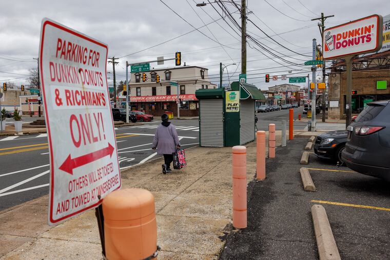 Scene of the Wednesday afternoon shooting of students at the bus stop at Rising Sun Avenue and Cottman Avenues.