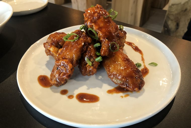 Korean fried chicken at Oori.