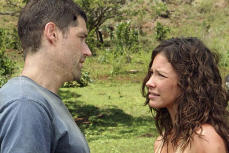 Matthew Fox and Evangeline Lilly in "Lost." Movies and TV shows have been coming to Comic-Con for years in an attempt to fan the flames (and inflame the fans).