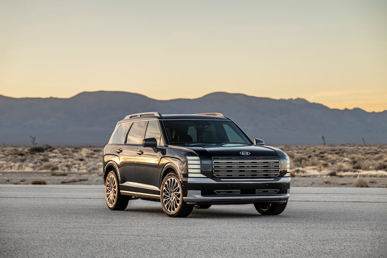 The Hyundai Palisade carries on fairly unchanged for the 2026 model year. The three-row SUV has more generous space than the Santa Fe.