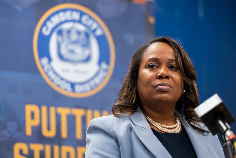 Camden School Superintendent Katrina McCombs has approved a budget for the 2025-2026 school year that will mean layoffs, job cuts and restructuring to plug a $91 million deficit.