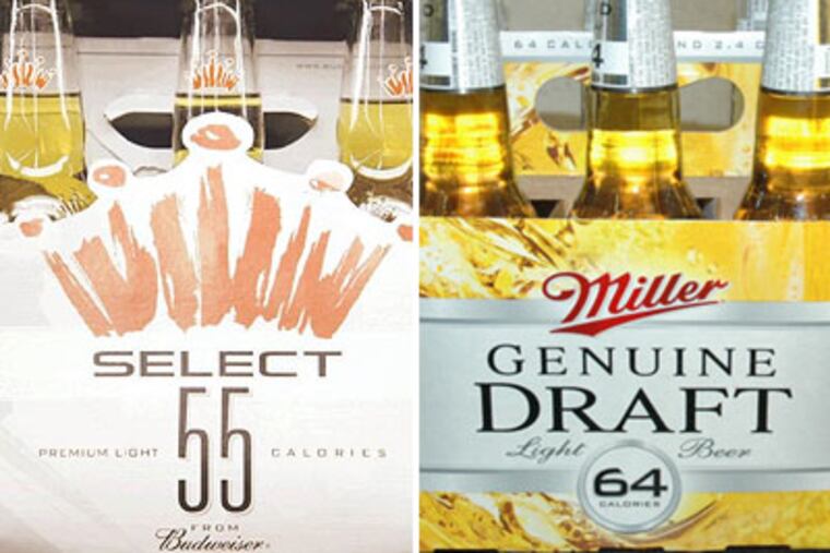 The leading segment in the beer world is light - aka diet - beer. People want fewer and fewer calories, even if it means dumbing down the flavor (e.g., MGD 64 and Bud Select 55).