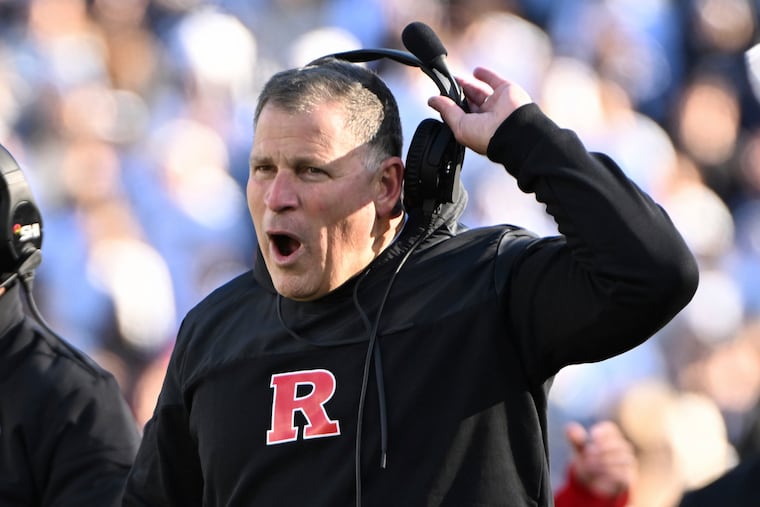 Rutgers coach Greg Schiano during the game against Penn State on Nov. 18. On Wednesday, Schiano was given a six-year contract extension to remain in Piscataway.