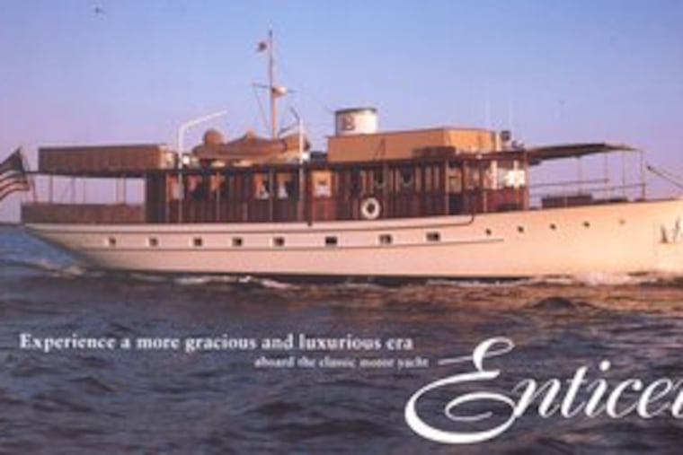 Among the many bizarre, falisified and unnoticed charges made by former Independence Seaport Museum president John Carter was for a root canal ($965) for the museum's yacht, Enticer.