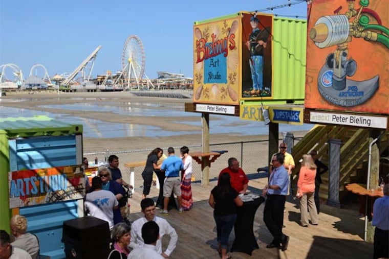 As part of its new promotional push to reinvent itself, Wildwood offers an interactive artists colony using 11 former shipping containers. ArtBox covers 10,000 square feet on Adventure Pier.