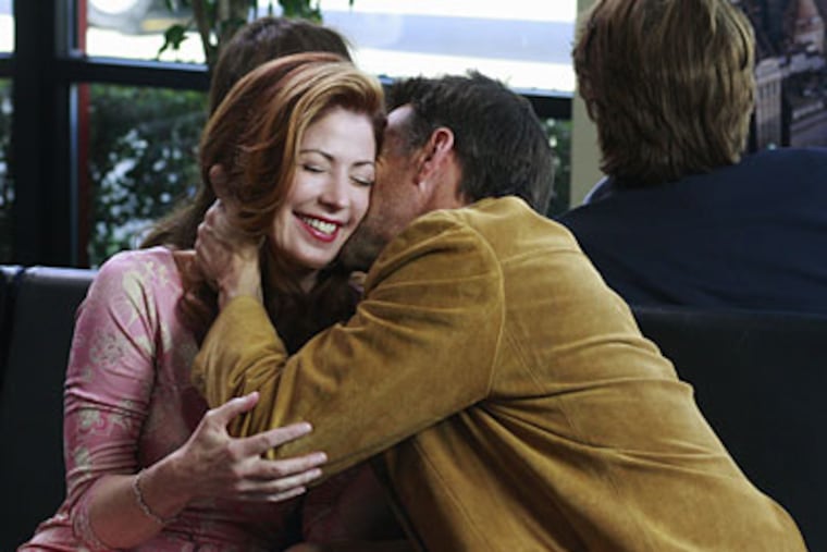 Dana Delany and James Denton on "Desperate Housewives." Breaking up is hard to do - even with a TV show.