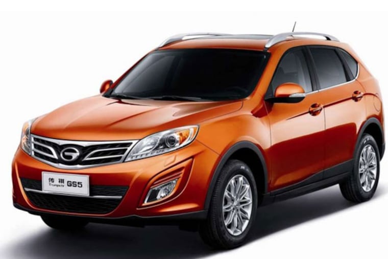 The Trumpchi GS5 will test U.S. demand for Chinese automobiles.