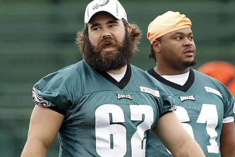 Eagles' Jason Kelce. (Yong Kim / Staff Photographer )