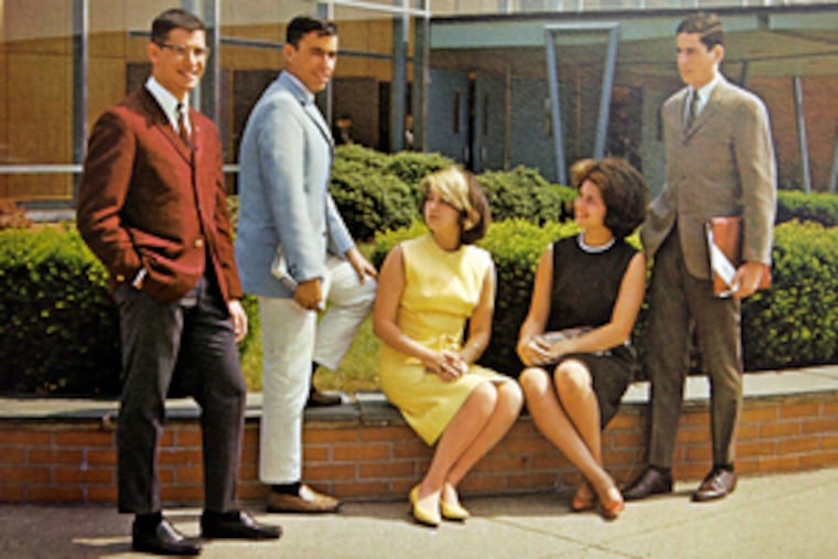Stephen Schwarzman (left) ruled Abington High's 1965 student council, with (from left ) vice president Joseph Hessenthaler, recording secretary Susan Mussman, corresponding secretary Betsy Gentile, and treasurer Herbert Rogove.
