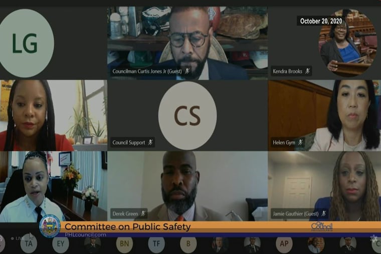 Philadelphia City Council's committee on public safety held a hearing on Tuesday, to discuss the Police Department's response to protests over police brutality earlier in the summer and to weigh a bill that would ban use of tear gas, rubber bullets, and other similar tactics against protesters.