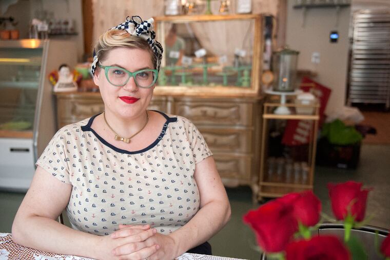 Rachel Klein of Miss Rachel's Pantry, in her shop at 1938 S. Chadwick St.