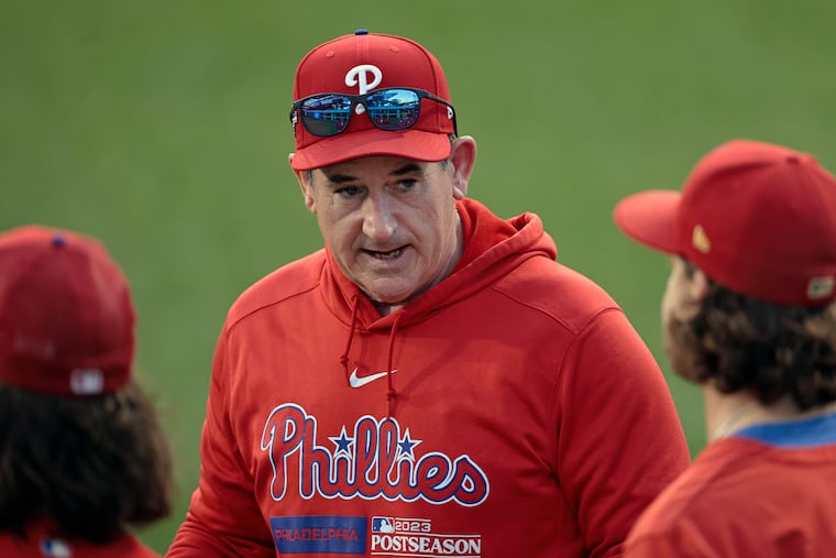 Manager Rob Thomson will have a new bullpen and assistant hitting coach next season.