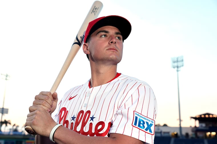 Phillies infielder Aidan Miller was set to receive a spinal procedure on Friday.