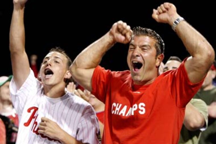 Fans went wild at Citizens Bank Park last Saturday, June 20, when Ryan Howard stepped in to pinch hit against the Baltimore Orioles, despite his illness. Howard hit a three-run homer, but the Phillies lost 6-5. (Ron Cortes / Staff Photographer)