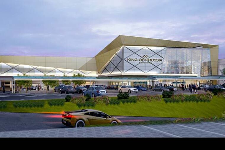 Artist's rendering of the expansion project at King of Prussia.