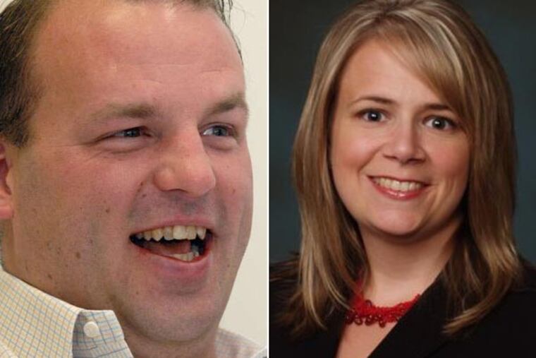 Jon Runyan and Aimee Belgard