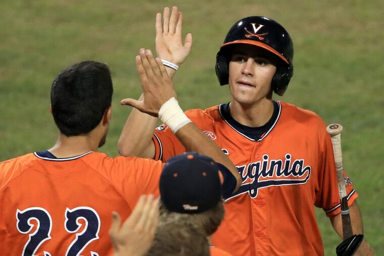Adam Haseley (right) will begin his Phillies career with Williamsport.