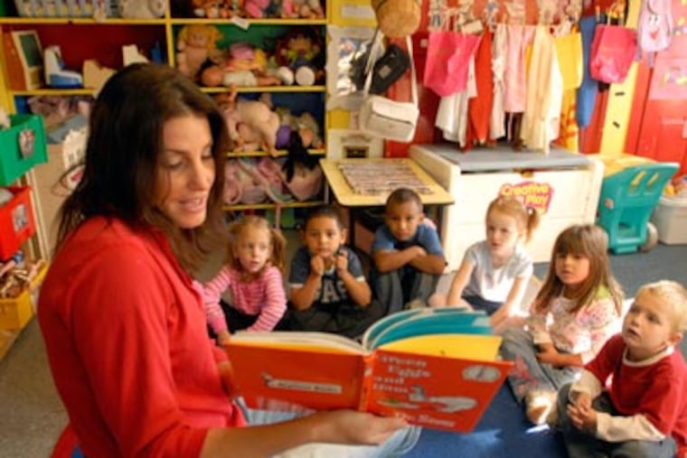Christine DeLuca, the owner of the Radcliffe Learning Center in Bristol Borough, Bucks County, is near the end of the line because of the delay in passing a state budget. (Ron Tarver / Staff Photographer)