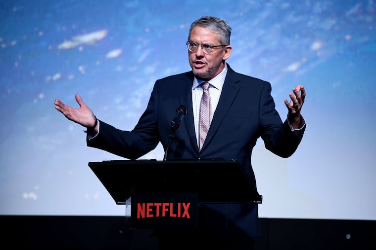 Writer/director/producer Adam McKay at the Netflix premiere of Don't Look Up.