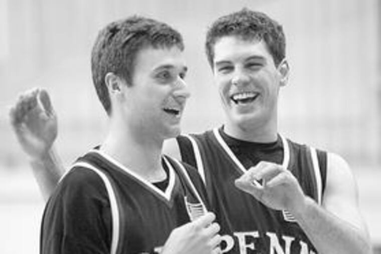 Penn's Brian Grandieri (left), Mark Zoller are local guys.