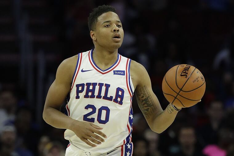 Philadelphia 76ers’ Markelle Fultz in action during a preseason NBA basketball game against the Memphis Grizzlies, Wednesday, Oct. 4, 2017, in Philadelphia.