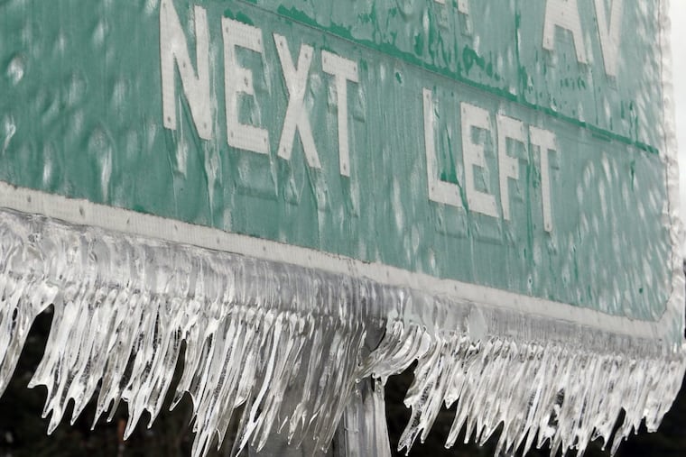 No icicles, but serious chill on the way.