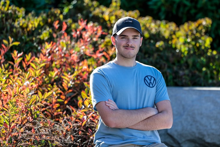 Liam Long, Villanova student, will cast his first presidential ballot for Donald Trump.
