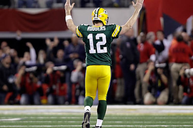Packers quarterback Aaron Rodgers was named the Super Bowl MVP. (Eric Gay/AP)
