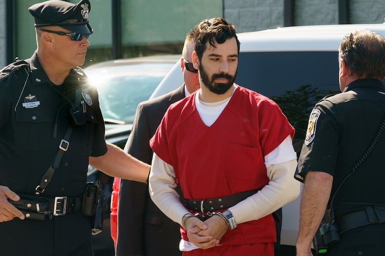 Brian Kennedy, the man accused of fatally shooting his ex-wife in a Radnor Wawa in March, arrives to court for a preliminary hearing in Radnor on May 16, 2019. He was convicted of first-degree murder this year.