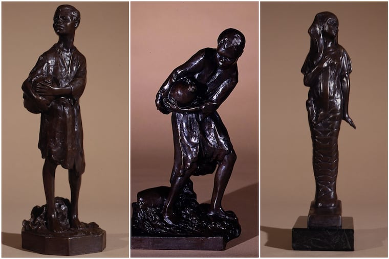Three sculptures by Meta Vaux Warrick Fuller will be on sale at The Philadelphia Show this weekend.