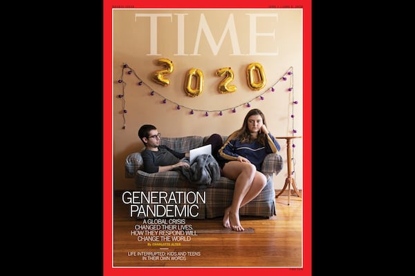Time Magazine coronavirus cover photographed by Drexel student Hannah ...